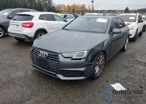 2019 Audi A4 40 Premium из США, поврежденный, VIN WAUGMAF44KN011606